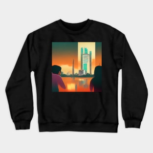 Dhaka | Comics style Crewneck Sweatshirt